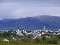Blick vom Perlan auf Reykiavik