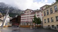 228 Leukerbad - Dorfplatz Lindnerhotel