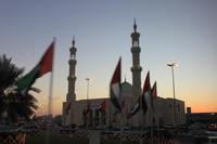 IMG_3578_Sonnenuntergang auf der Fahrt nach Dubai