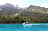 Bootsfahrt auf dem Maligne-See im Jasper-Nationalpark