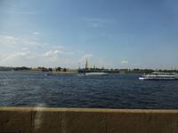 Blick auf die Peter-und-Pauls-Festung von der Eremitage aus.