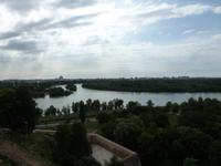 Belgrad: Zusammenfluss von Donau und Save 