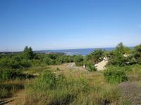 Blick von den Wanderdünen auf die Ostsee
