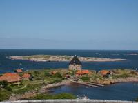 Blick über Frederiksö nach Gräsholmen
