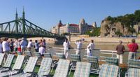 Einfahrt nach Budapest