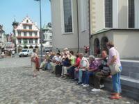 vor der Stiftskirche in St.Gallen 