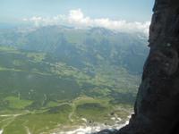 Blick beim 1.Ausstieg bei Auffahrt mit der Jungfraujochbahn