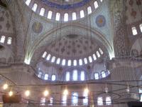 im Inneren der Blauen Moschee