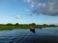Bootsfahrt bei Kompong Khleang