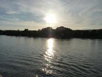 Sonnenuntergang auf dem Rhein