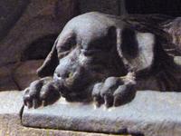 Glücksbringer an der Kanzel