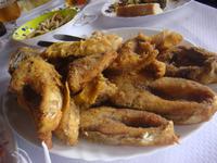Knuspriger Fisch