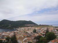 Blick über Angra do Heroismo auf Terceira