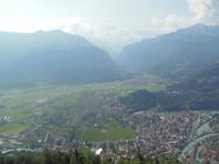 Blick auf Interlaken, Jungfrau, Mönch,Eiger von Harder Kulm aus