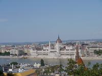 Blick auf das Parlament in Budapest