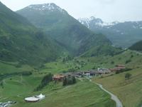 Während der Fahrt mit dem Glacier-Express