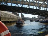 mit der Barkasse durch die Speicherstadt