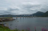 Die Sortland-Brücke verbindet zwei Vesteraalen-Inseln