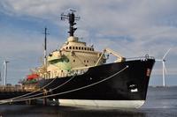 Eisbrecher Sampo in Kemi am Bottnischen Meeresbusen 