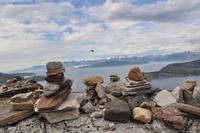 Kvænningsfjellet - Aussichtspunkt zum Gletscher Øksfjelljøkelen (im Hintergrund)