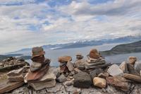 Kvænningsfjellet - Aussichtspunkt zum Gletscher Øksfjelljøkelen (im Hintergrund)