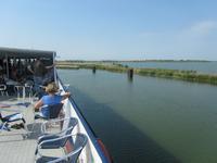 Blick auf den Abschlussdamm