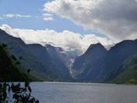 Blick in Gletscher des Jostedalsbreen
