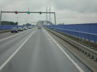 Fahrt über die Rügenbrücke