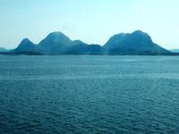 Fahrt mit den Hurtigruten