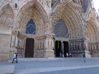 Die drei Portale der Kathedrale von Reims