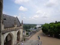 Amboise, Blick vom Schloß auf die Loire