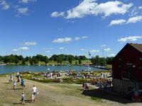 Die Schleusen des Göta-Kanals bei Berg