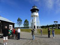 Pause bei Jävre mit geräucherten Lachsschnitten 