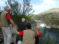 Stromschnelle in der Finnmark-Vidda