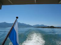 Chiemsee- im HIntergrund Kampenwand
