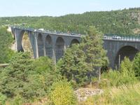 die alte Svinesund-Brücke an der Schwedisch-Norwegischen Grenze