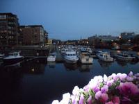Abend im Hafen von Trondheim