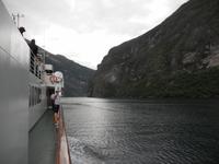 und weiter geht es mit dem Fährschiff bis Geiranger