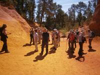 Okkerfelsen in Roussilion