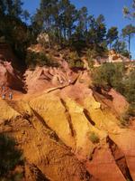 Okkerfelsen in Roussilion