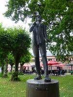 Skulpturen der Planeten (Mars) am Planetarium