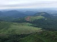 Puy de Dome. Gleitschirmfliegen