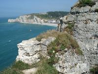 Blick auf Etretat