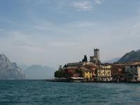 Blick vom Schiff auf Malcesine