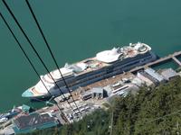 unser Schiff in Juneau