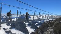 0077 auf dem Titlis - Hängebrücke