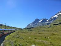 Fahrt mit dem Bernina-Express