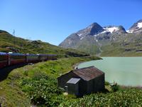 Fahrt mit dem Bernina-Express (Lago Bianco)