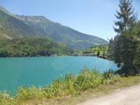 Fahrt mit dem Bernina-Express (Lago di Poschiavo)