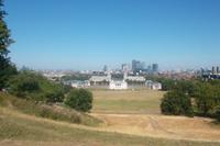 Blick auf Greenwich und 